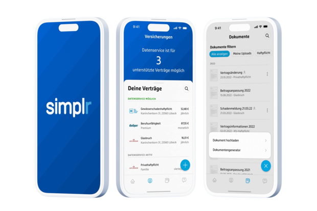 simplr - Dein digitaler Versicherungsordner simplr - Dein digitaler Versicherungsordner